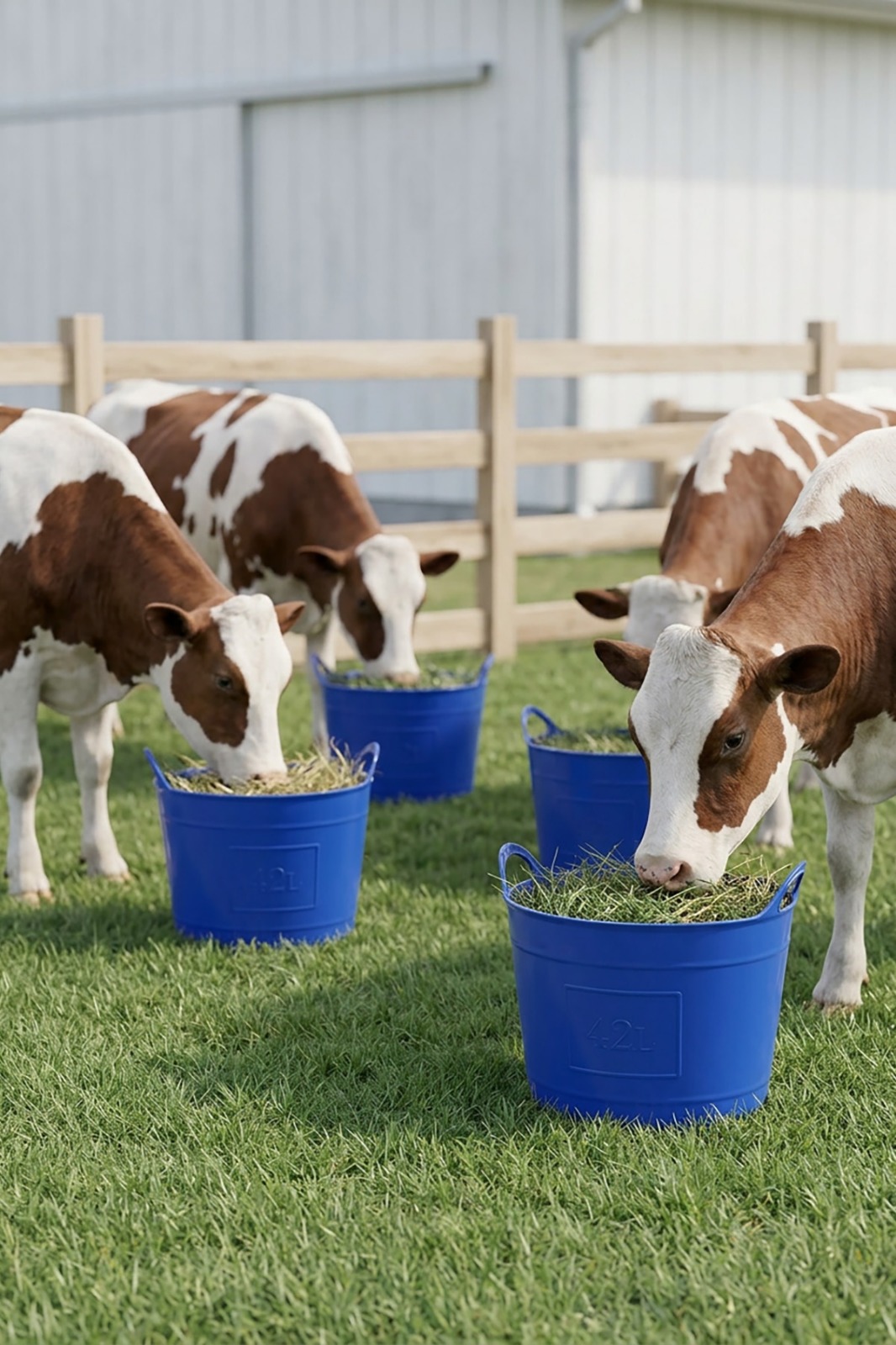 Büyükbaş hayvan yem sepeti inek besleme