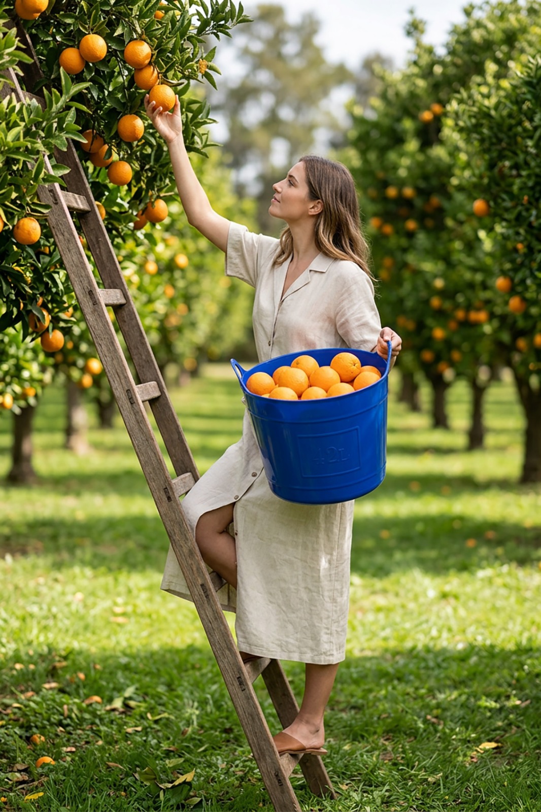 Bahçe sebze toplama sepeti hasat